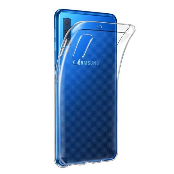 Samsung Galaxy A7 2018 Suojakuori Soft TPU Case Ultra Slim Cover Transparent