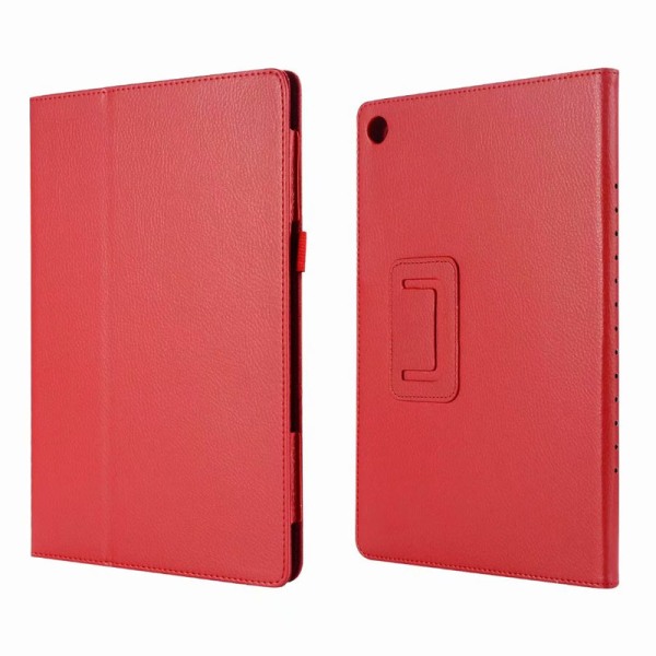 Flip & Stand Nahkakotelo Smart Case Huawei MediaPad M5 10.8 Cove Red