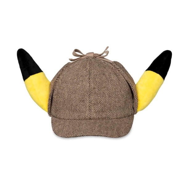 POKÉMON Detective Pikachu Plush Ears Hat Cap One SIze Adults  & Multicolor one size