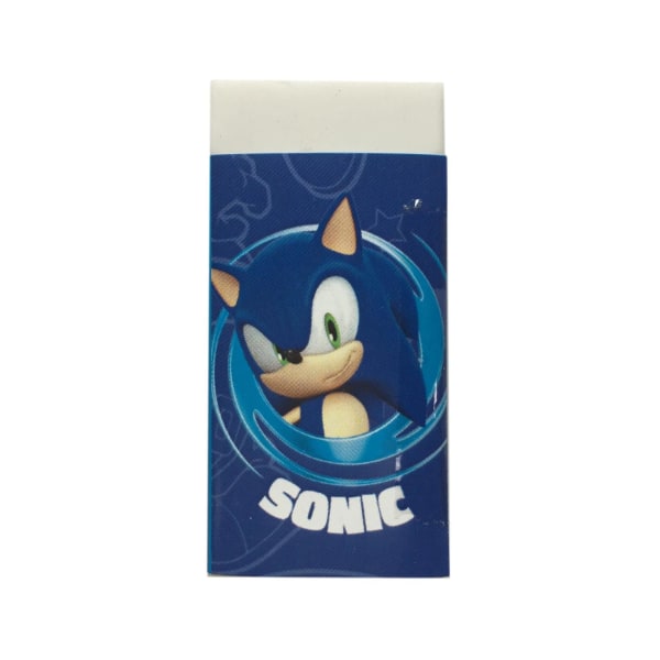 5-Pack Sonic Skolesett linjal blyant notatbok viskelær spisser Multicolor