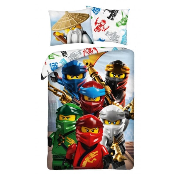 LEGO® Ninjago Pose Duvet Cover Pussilakanasetti 140x200+70x90cm Multicolor
