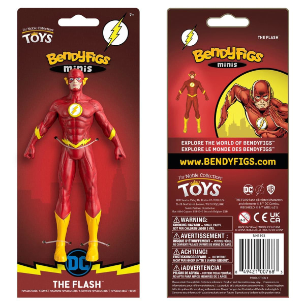 DC Comics The Flash Mini Bendyfig Figure 14cm Multicolor