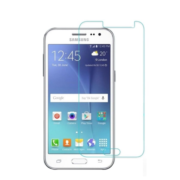 Samsung Galaxy J3 2017 Herdet Glass Skjermbeskytter Retail Packa Transparent