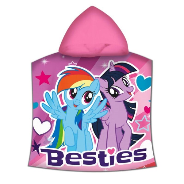 My Little Pony Besties Badponcho badehåndklæde Poncho 120x60cm Multicolor