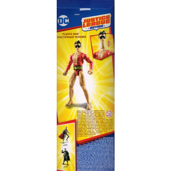 DC Justice League Action Plastic Man med fleksibelt hode Figur 3 Multicolor one size