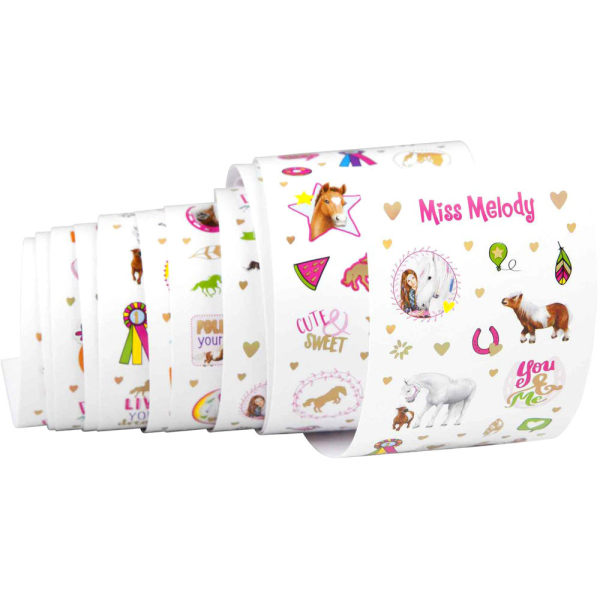 510. Miss Melody Stickers Stickers With Pony Horses Girls Multicolor