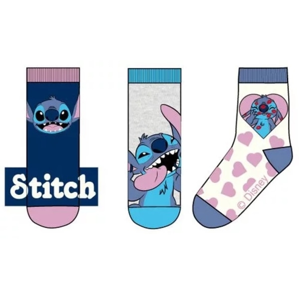 3-Pack Disney Stitch  Strømper Vælg størrelse MultiColor XXS
