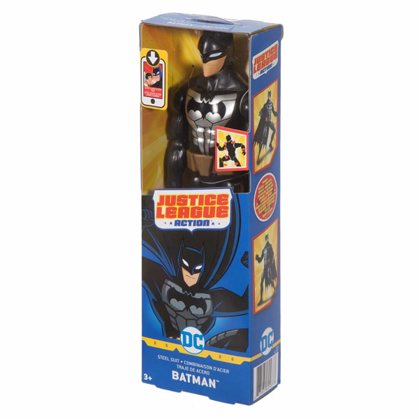 DC Comics Justice League Action Steel Suit Batman Figur 30cm Black