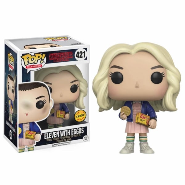 Funko POP! TV Stranger Things - Eleven with Eggos Limited Chase Multicolor