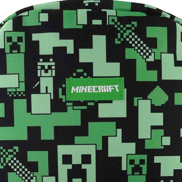 Minecraft Creeper Ryggsekk Skolesekk 45x30x13cm Multicolor one size