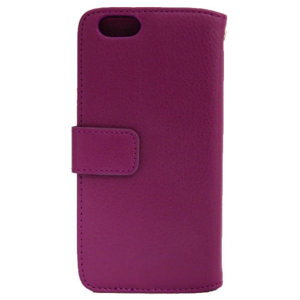 iPhone 6 / 6S lommebokveske ID / fotolomme, 3 kort Purple