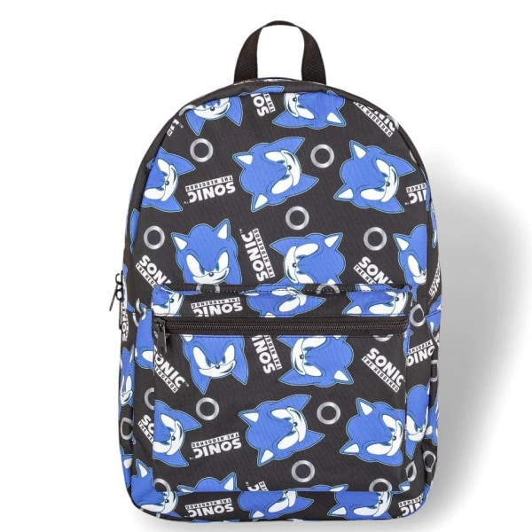 Sonic Head Gaming Backpack School Bag Reppu Laukku 42x30x13cm Multicolor one size