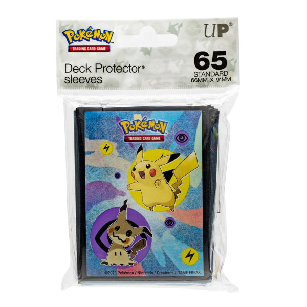 Ultra Pro Pokemon Pikachu & Mimikyu Deck Protector sleeves 65-Pa multifärg