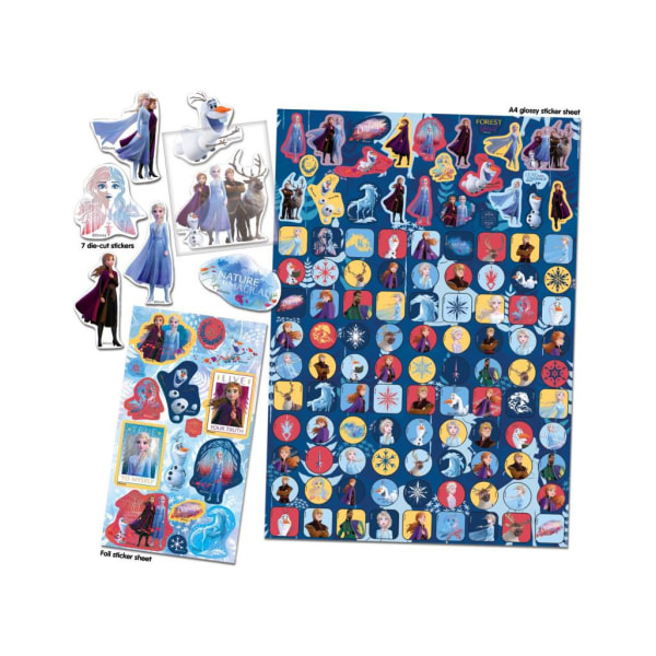 Disney Frozen Mega Stickers Pack 120+pcs Fun Foiled Tarroja Multicolor