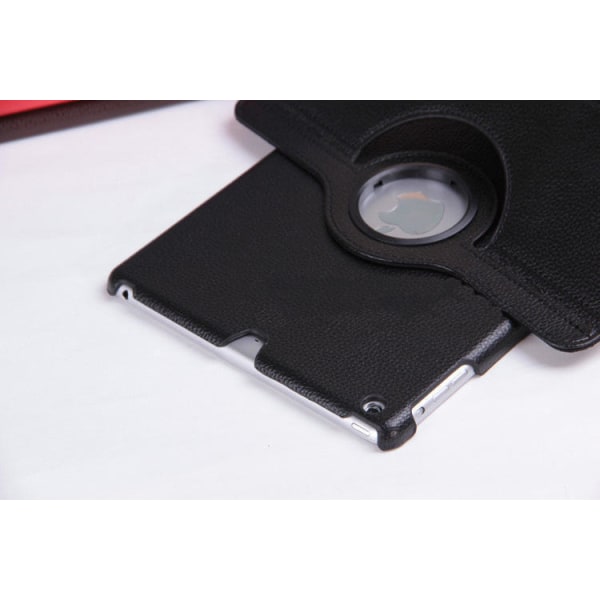 360 grader fleksibel rotasjon Smart dekselveske for Apple iPad 2 i Black