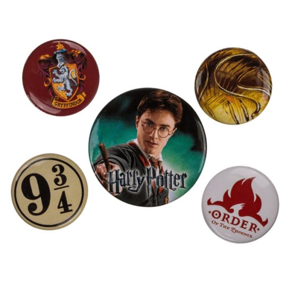 Harry Potter Badge Pack 5st Multicolor