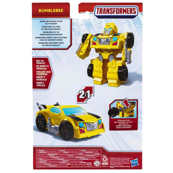 2-Pack Transformer Evergreen Optimus Prime & Bumblebee Action Fi Multicolor