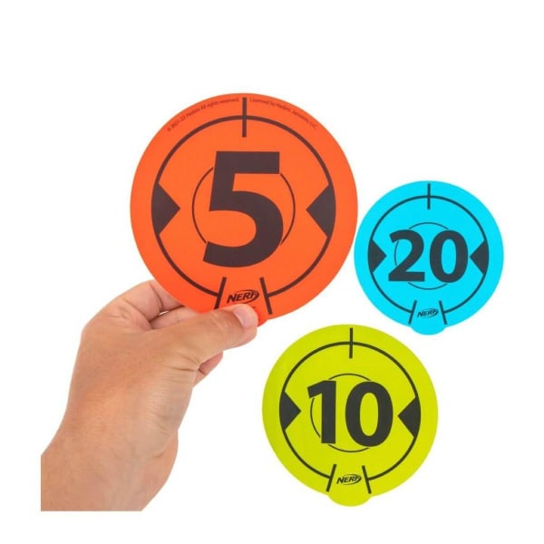 16-Pack NERF - 5st Wall to Wall Target Stickers multifärg