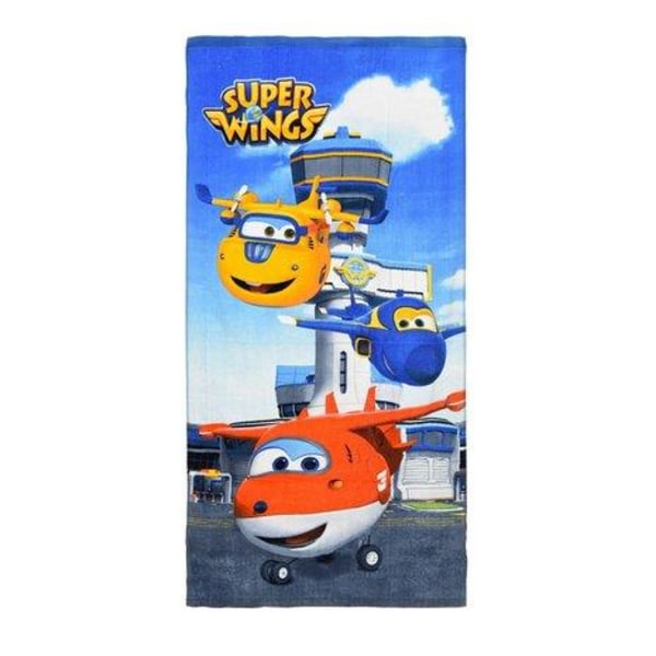 Super Wings Jett, Donnie & Jerome Håndklæde Badehåndklæde 140x70 Multicolor