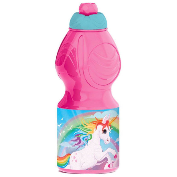 2-Pack Rainbow Unicorn Eväsrasia & juomapullo Multicolor