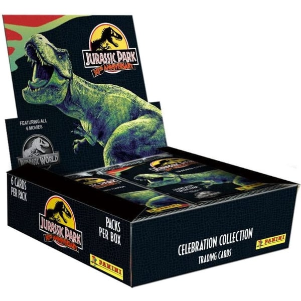 Jurassic Park 30th Anniversary Trading Cards Celebration Collect multifärg