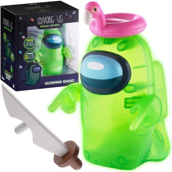 Among Us Special Edition Glowing Ghost Figure Multicolor