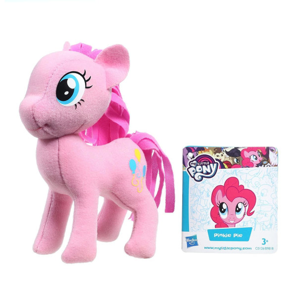 My Little Pony Friendship MLP Mini Plysdyr Pinkie Pie Plush Bams Multicolor