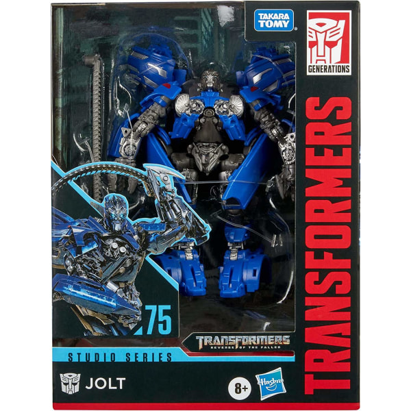 Transformers Studio Series 75 Deluxe Class Jolt Action Figure Multicolor