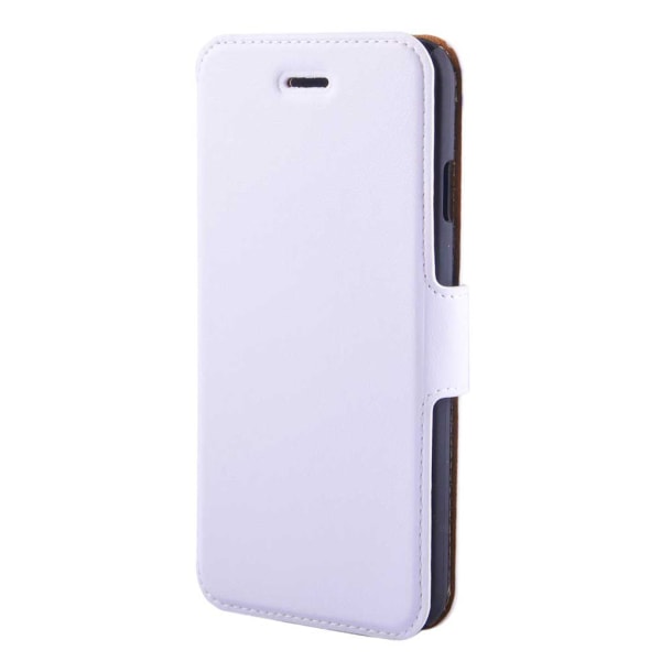 Super Slim Deluxe Wallet Folio -veske til iPhone 6 / 6S, hvit White