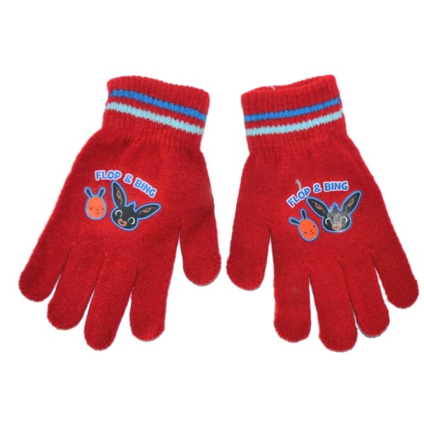 2-Pairs Bing Gloves Lapaset Lasten One Size Pinkki ja punainen Multicolor one size