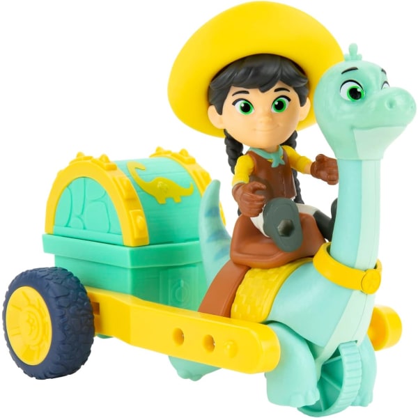 Dino Ranch Min & Clover's Care Cart Play Set Multicolor