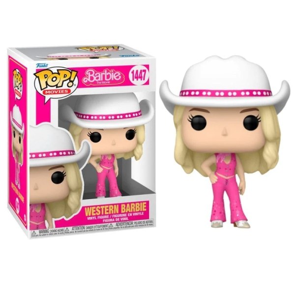 Funko POP! Elokuvat Barbie-vinyylifiguuri Cowgirl Western Barbie #14 Multicolor