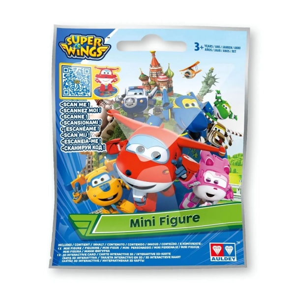 26-Pack Super Wings Mini Action Figures Collectible Blind Bag As Multicolor
