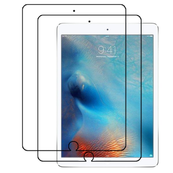 2-Pack iPad 9.7" 2017/2018/Air/Air 2 Näytönsuoja Karkaistusta Lasista Retail Transparent