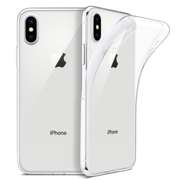 iPhone Xs Max Suojakuori Soft TPU Case Ultra Slim Cover Transpar Transparent
