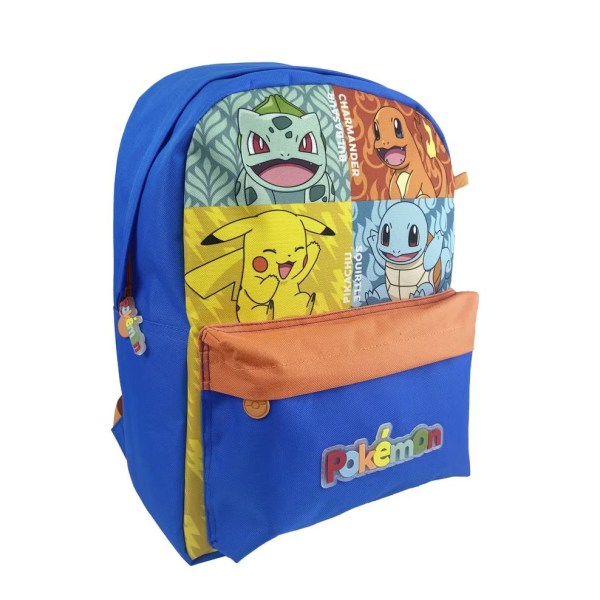 Pokémon Pikachu Starters rygsæk taske Skolesæk 40x30x18cm Multicolor one size