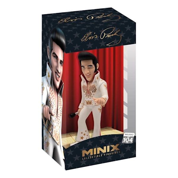 Minix Collectible Figurines Elvis Presley Music #104 12cm Multicolor