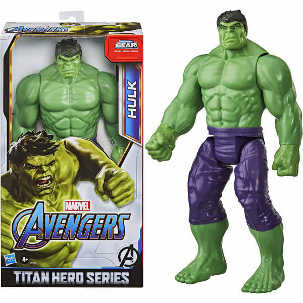 Avengers Deluxe Titan Hero -sarjan Hulk-figuuri, jossa Blast Gear Po Multicolor