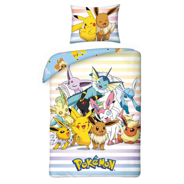 Pokemon Group Pussilakanasetti Bed linen 140x200+70x90cm Multicolor