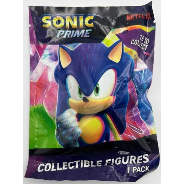 3-Pack Sonic Prime Collectible Figures Blind Bag Multicolor