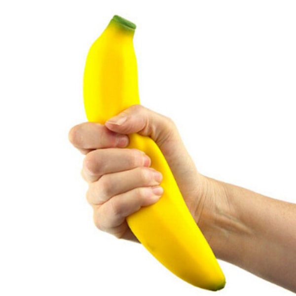 Klem og formbar stress bananestress kugle-stress-vittighed Yellow