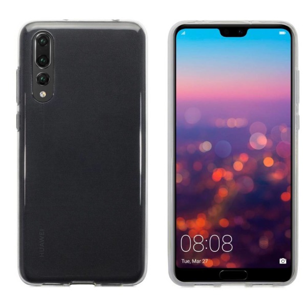 Huawei P20 Pro Suojakuori 1.2mm Soft TPU Case Slim Cover Transparent Transparent