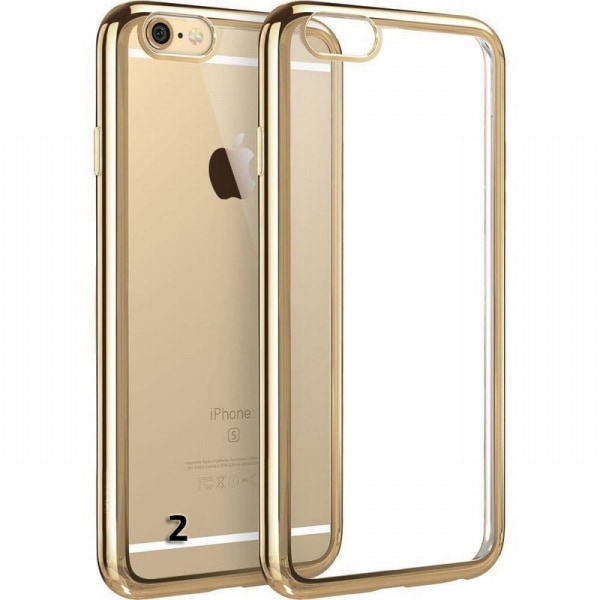Crystal Case Slim Soft iPhone 6 Taske Mobiltelefon taske Gold