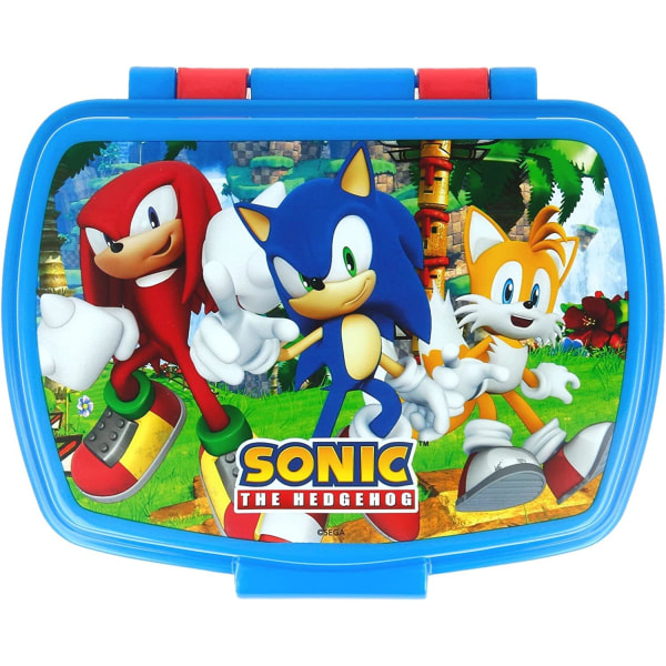 Sonic The Hedgehog Knuckles Och Tails Matlåda multifärg