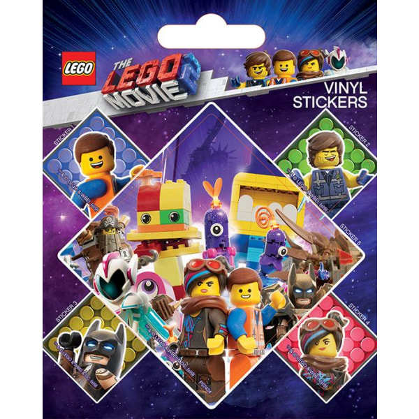 The Lego Movie 2 (Let's Stick Together) Stickers Pack 1 stk ark Turquoise