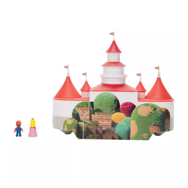 Super Mario Mushroom Kingdom Castle Playset With Mario & Peach F Multicolor