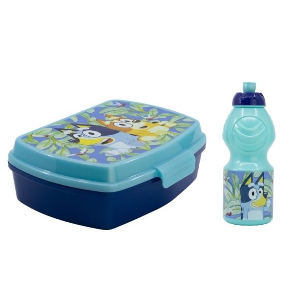 2-Pack Bluey & Bingo Madkasse & Pop-up Vandflaske Multicolor