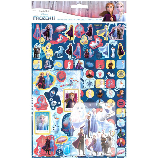 Disney Frozen Frost Mega Stickers Pack 120+st Klistermärken multifärg