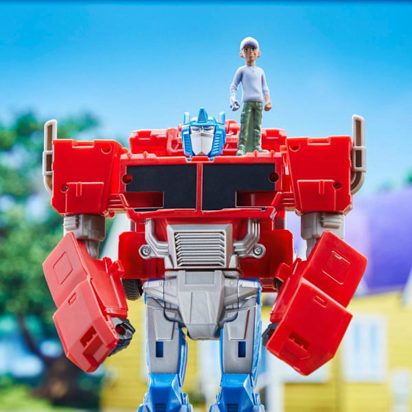 Transformers EarthSpark Spin Changer Optimus Prime & Robby Malto
