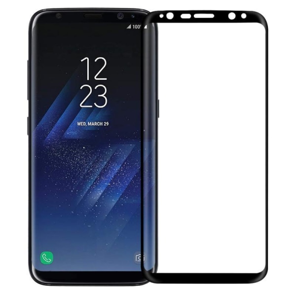 Full Screen Samsung Galaxy S8+ /S8 Plus Näytönsuoja karkaistusta lasista  Retail Silver